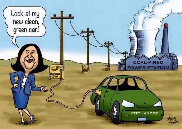 Green car coal