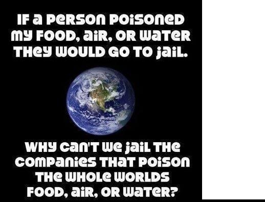 Poisoning food, air, water