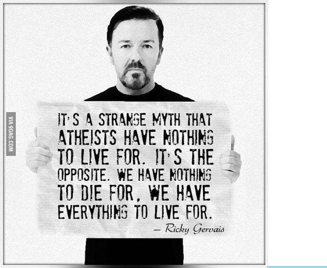 Atheist living for