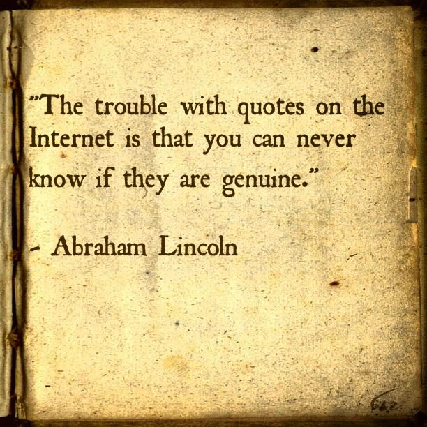 Quotes on internet